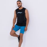 Laufoutlet - ARIAN Atmungsaktives Herren Lauftop | Nachhaltig & fair - Atmungsaktives Lauftop für Herren - black