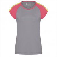 Laufoutlet - DEVORA T-Shirt - Atmungsaktives und elastisches Laufshirt aus recyceltem Polyester - steel