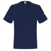 Laufoutlet - FRANZERL Kurzarm Freizeitshirt - Bequemes Freizeitshirt aus Bio-Baumwolle - navy