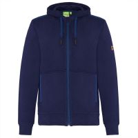 Laufoutlet - HELVIN Freizeitjacke - Warme Freizeitjacke mit Kapuze aus Bio-Baumwolle - admiral