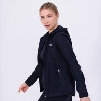 Laufoutlet - LUNE Wind- und wasserdichte Damen Laufjacke | Nachhaltig & fair - Wind- und wasserdichte Laufjacke mit Kapuze - black