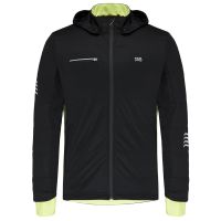 Laufoutlet - NARNIK Klimaregulierende Polartec Alpha Herren Laufjacke | Nachhaltig & fair - Laufjacke mit maximaler Klimaregulierung - black