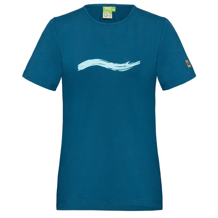 Laufoutlet - FIA Kurzarm Unisex Freizeitshirt aus Bio-Baumwolle | Nachhaltig & fair - Kurzarm Freizeitshirt aus Bio-Baumwolle - deep sea