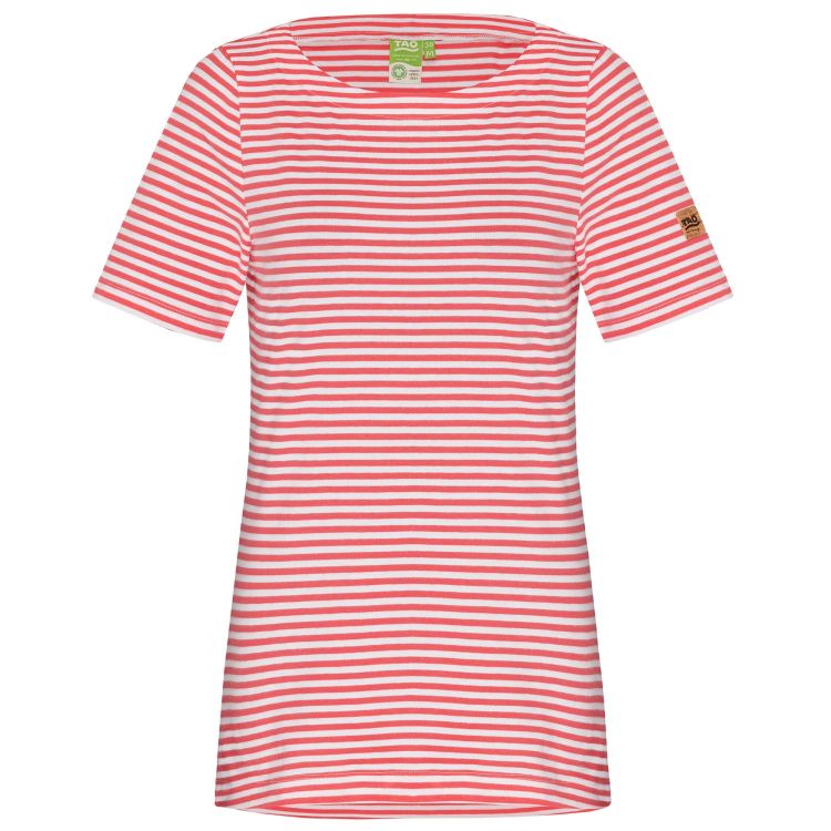 Laufoutlet - FINCHEN Kurzarm Freizeitshirt - Gestreiftes Freizeitshirt aus Bio-Baumwolle - icelolly striped