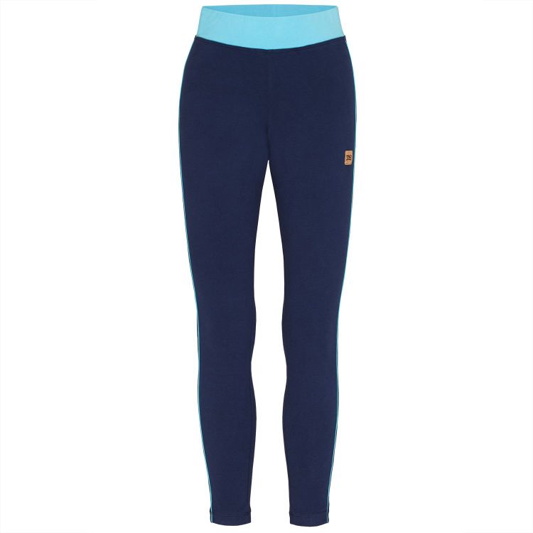 Laufoutlet - FRIDA Bequeme Damen Freizeitleggings | Nachhaltig & fair - Körpernahe Tight aus Bio-Baumwolle - navy