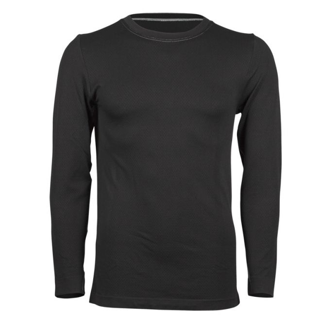 Laufoutlet - Langarm Shirt Funktionsunterwäsche - Geruchsneutralisierendes Langarm Funktionsunterhemd - black