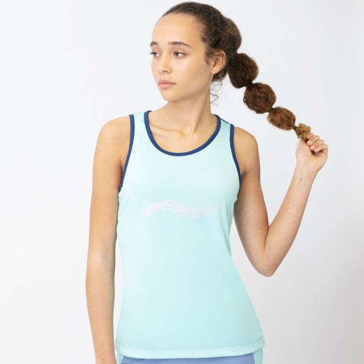 Laufoutlet - MARINA Atmungsaktives Damen Lauftop | Nachhaltig & fair - Atmungsaktives Tank Top mit Reflektoren - frozen