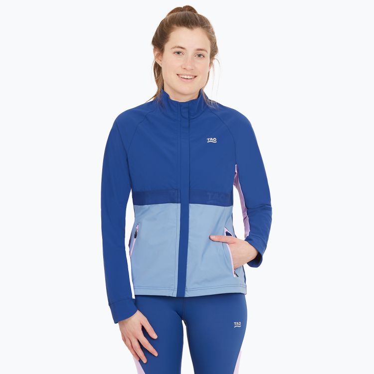 Laufoutlet - NEREA Atmungsaktive Laufjacke mit UV-Schutz | Nachhaltig & fair - Schnelltrocknende Laufjacke mit integriertem UV-Schutz - atlantic blue