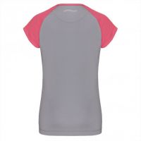 Laufoutlet - DEVORA T-Shirt - Atmungsaktives und elastisches Laufshirt aus recyceltem Polyester - steel