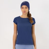 Laufoutlet - MURIEL Atmungsaktives Damen Laufshirt | Nachhaltig & fair - Atmungsaktives Laufshirt mit Reflektoren - atlantic blue