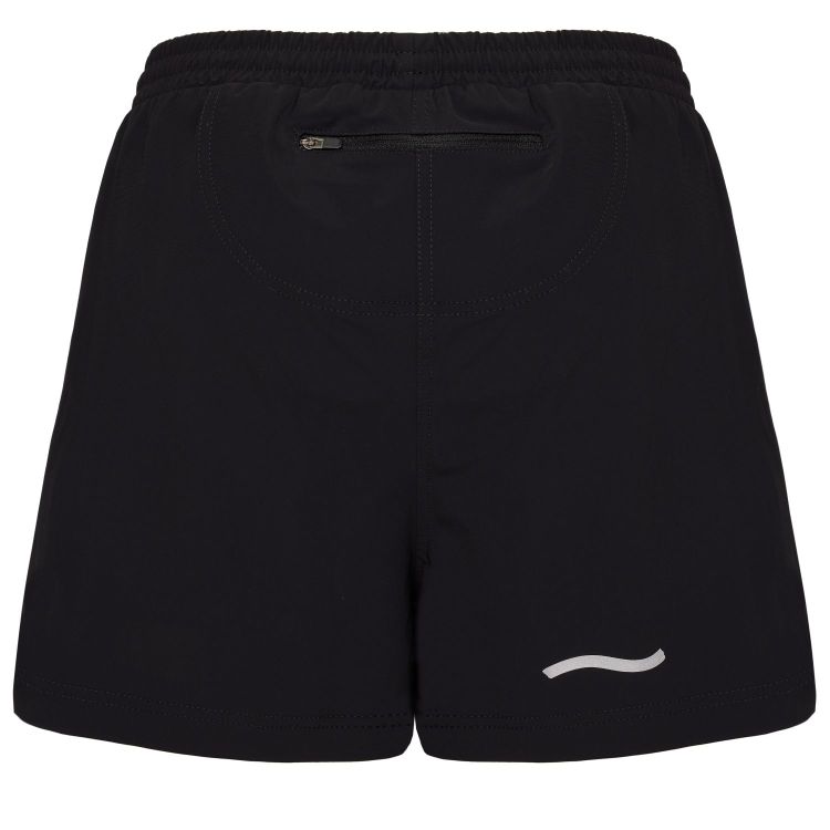 Laufoutlet - BENE Kurze Herren Laufshort mit UV-Schutz | Nachhaltig & fair - Lockere Laufshort mit UV-Schutz und Gesäßtasche - black