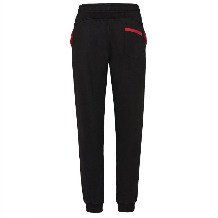 Laufoutlet - ERIKS Warme Jogginghose - Warme nachhaltige Jogginghose aus Bio-Baumwolle mit farblichen Akzenten - black