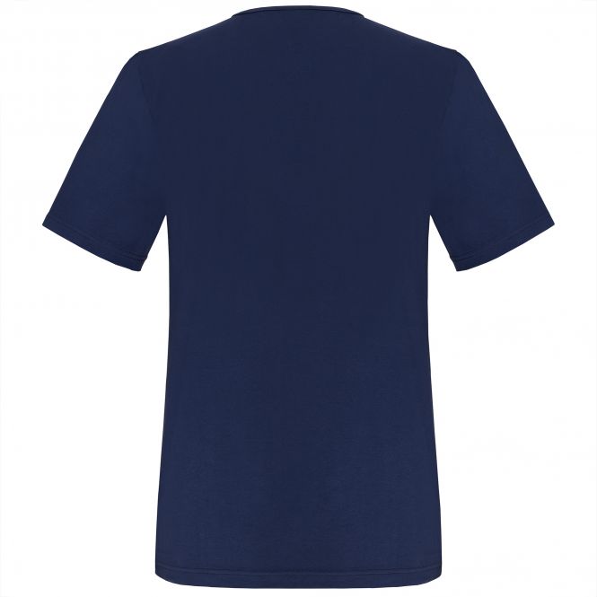 Laufoutlet - FRANZERL Kurzarm Freizeitshirt - Bequemes Freizeitshirt aus Bio-Baumwolle - navy