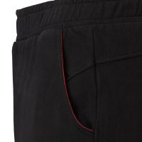 Laufoutlet - ERIKS Warme Jogginghose - Warme nachhaltige Jogginghose aus Bio-Baumwolle mit farblichen Akzenten - black