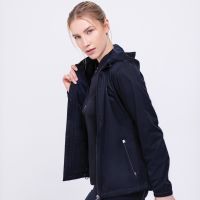 Laufoutlet - LUNE Wind- und wasserdichte Damen Laufjacke | Nachhaltig & fair - Wind- und wasserdichte Laufjacke mit Kapuze - black