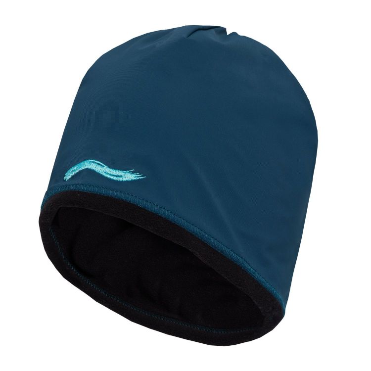 Laufoutlet - FLEECE BEANIE Atmungsaktive Laufmütze mit Fleece | Nachhaltig & fair - Warme Laufmütze für kalte Wintertage - deep sea