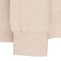 Laufoutlet - COOLIA Bequemer Damen Hoodie | Nachhaltig & fair - Kuscheliger Hoodie mit Stehkragen aus Bio-Baumwolle - beige meliert