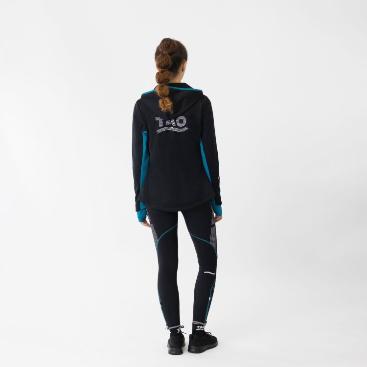 Laufoutlet - ANE Warme Damen Lauftight | Nachhaltig & fair - Wärmende Lauftight mit UV-Schutz und Anti-Rutsch-Gummi - black