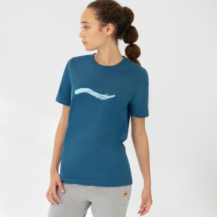 Laufoutlet - FIA Kurzarm Unisex Freizeitshirt aus Bio-Baumwolle | Nachhaltig & fair - Kurzarm Freizeitshirt aus Bio-Baumwolle - deep sea