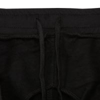 Laufoutlet - ERIKS Warme Jogginghose - Warme nachhaltige Jogginghose aus Bio-Baumwolle mit farblichen Akzenten - black