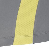 Laufoutlet - HALLA Laufshirt mit Zip - Atmungsaktives Laufshirt mit Reißverschluss aus recyceltem Polyester - steel