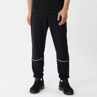 Laufoutlet - MIRO Warme Herren Laufhose mit UV-Schutz | Nachhaltig & fair - Warme Softshell Laufhose mit UV-Schutz - black