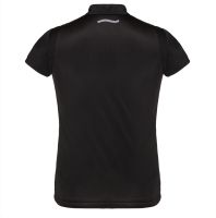 Laufoutlet - RANA Atmungsaktives Damen Funktions T-Shirt mit Zip | Nachhaltig & fair - Atmungsaktives Laufshirt mit Zip - black