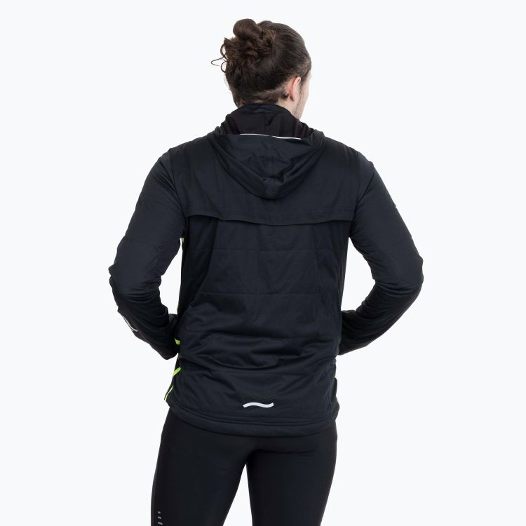 Laufoutlet - NARNIK Klimaregulierende Polartec Alpha Herren Laufjacke | Nachhaltig & fair - Laufjacke mit maximaler Klimaregulierung - black