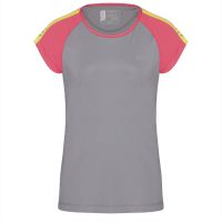 Laufoutlet - DEVORA T-Shirt - Atmungsaktives und elastisches Laufshirt aus recyceltem Polyester - steel