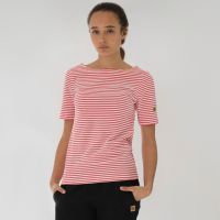 Laufoutlet - FINCHEN Kurzarm Freizeitshirt - Gestreiftes Freizeitshirt aus Bio-Baumwolle - icelolly striped