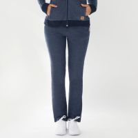 Laufoutlet - FLEUR Gerade Jogginghose - Strukturierte Jogginghose aus Bio-Baumwolle - navy