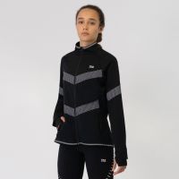 Laufoutlet - JUNA Winddichte Damen Laufjacke | Nachhaltig & fair - Winddichte Laufjacke mit Daumenschlaufe - black