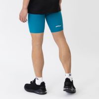 Laufoutlet - BOJE Herren Lauftight mit Reißverschlusstasche | Nachhaltig & fair - Kurze feuchtigkeitsregulierende Lauftight - wave