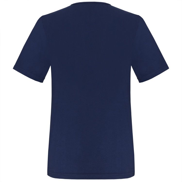 Laufoutlet - FRANZERL Kurzarm Freizeitshirt - Bequemes Freizeitshirt aus Bio-Baumwolle - navy