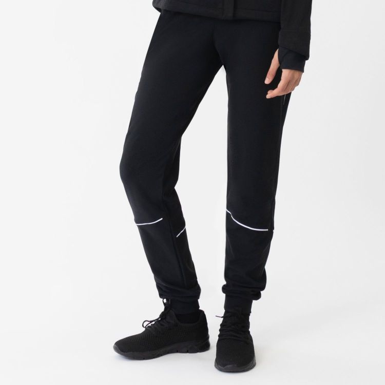 Laufoutlet - YARA Warme Damen Laufhose mit UV-Schutz | Nachhaltig & fair - Warme Laufhose mit UV-Schutz - black