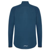 Laufoutlet - ARIS Atmungsaktives Herren Zip-Shirt | Nachhaltig & fair - Warmes, besonders atmungsaktives Laufshirt mit Mesh-Einsatz - deep sea