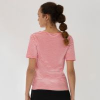 Laufoutlet - FINCHEN Kurzarm Freizeitshirt - Gestreiftes Freizeitshirt aus Bio-Baumwolle - icelolly striped