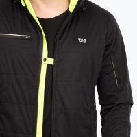 Laufoutlet - NARNIK Klimaregulierende Polartec Alpha Herren Laufjacke | Nachhaltig & fair - Laufjacke mit maximaler Klimaregulierung - black