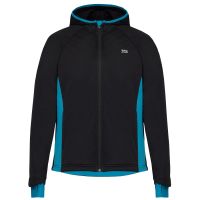 Laufoutlet - EDVIN Atmungsaktive Herren Laufjacke mit Kapuze | Nachhaltig & fair - Warme Laufjacke mit Kapuze und Handschlaufe - black