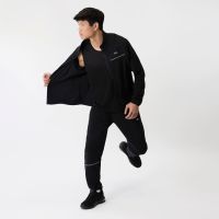 Laufoutlet - MIRO Warme Herren Laufhose mit UV-Schutz | Nachhaltig & fair - Warme Softshell Laufhose mit UV-Schutz - black