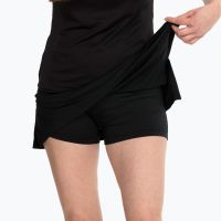 Laufoutlet - RABA Laufrock mit integrierter Tight | Nachhaltig & fair - Atmungsaktiver Laufrock mit integrierter Tight - black